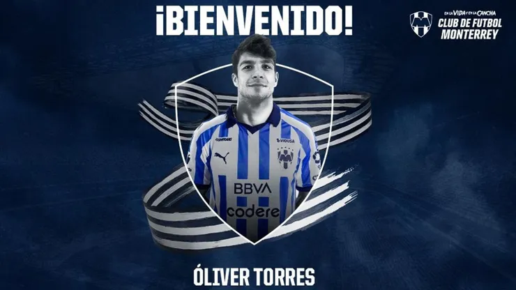 Rayados presentó oficialmente a Óliver Torres como nuevo fichaje para el Apertura 2024