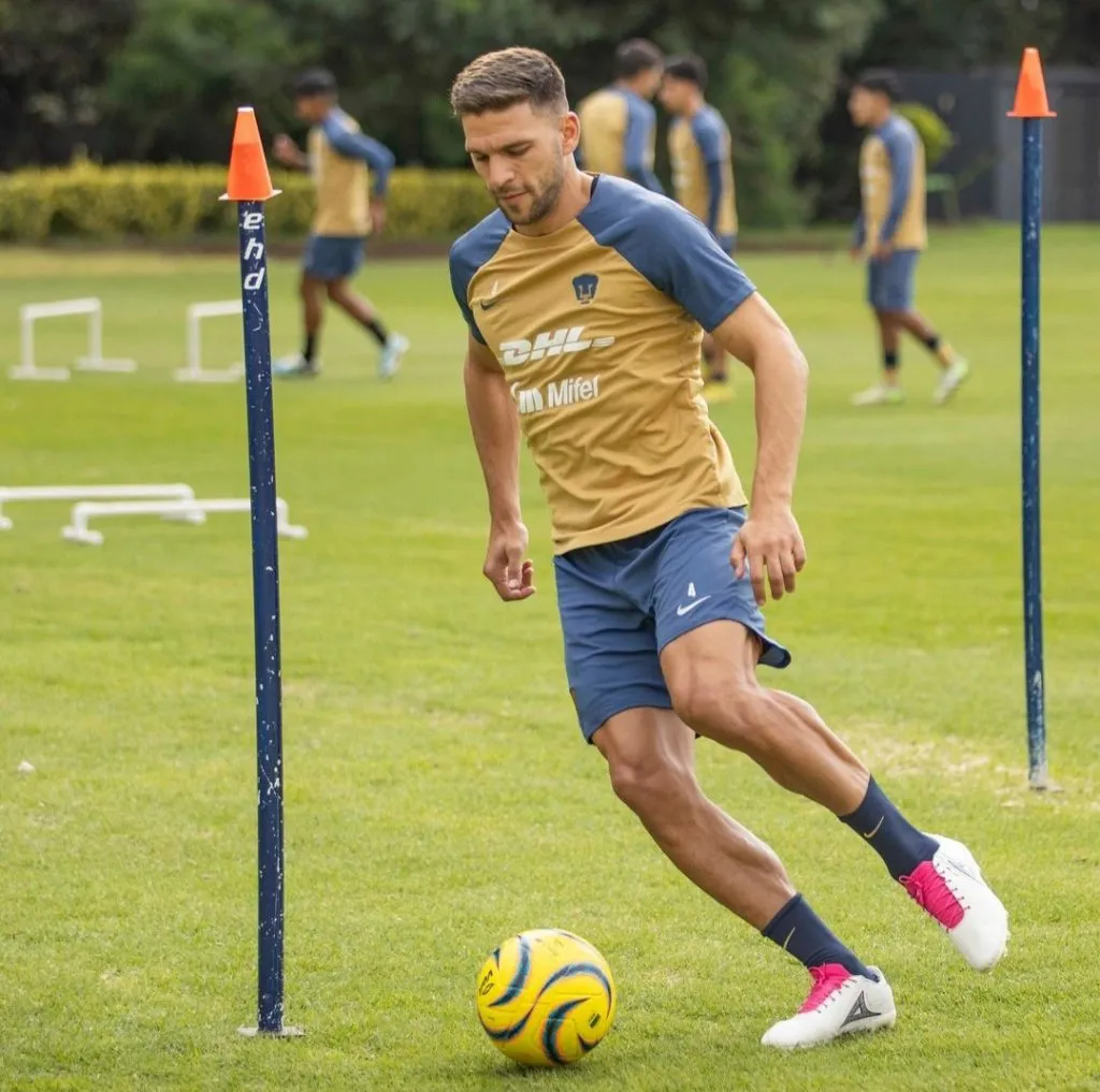 Magallán realizó sus primeros trabajos de pretemporada con Pumas UNAM. (Pumas UNAM Oficial)