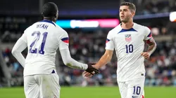 Weah y Pulisic, las dos estrellas de la selección estadounidense.