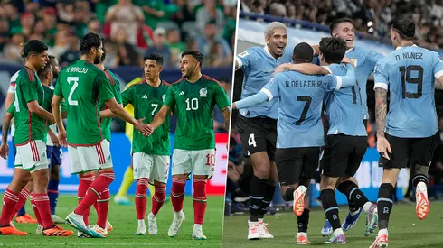 Las alineaciones del amistoso entre México y Uruguay