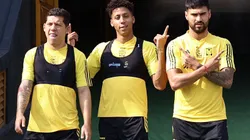 Los futbolistas del conjunto felino se reportaron en el Estadio Universitario.