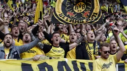 Los aficionados del Borussia Dortmund invadieron las calles de Londres.