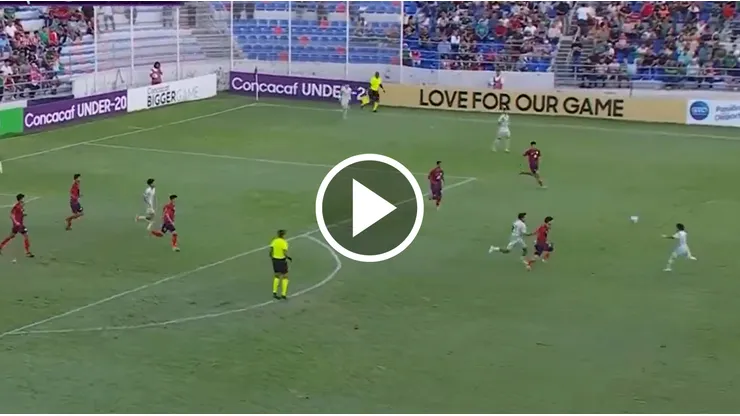 ¡Merece un Puskas! El espectacular golazo de México ante Costa Rica en el Premundial Sub-20