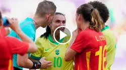 Las lágrimas de Marta al ser expulsada ante España.