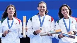 México ganó su primera medalla con el equipo femenil de tiro con arco