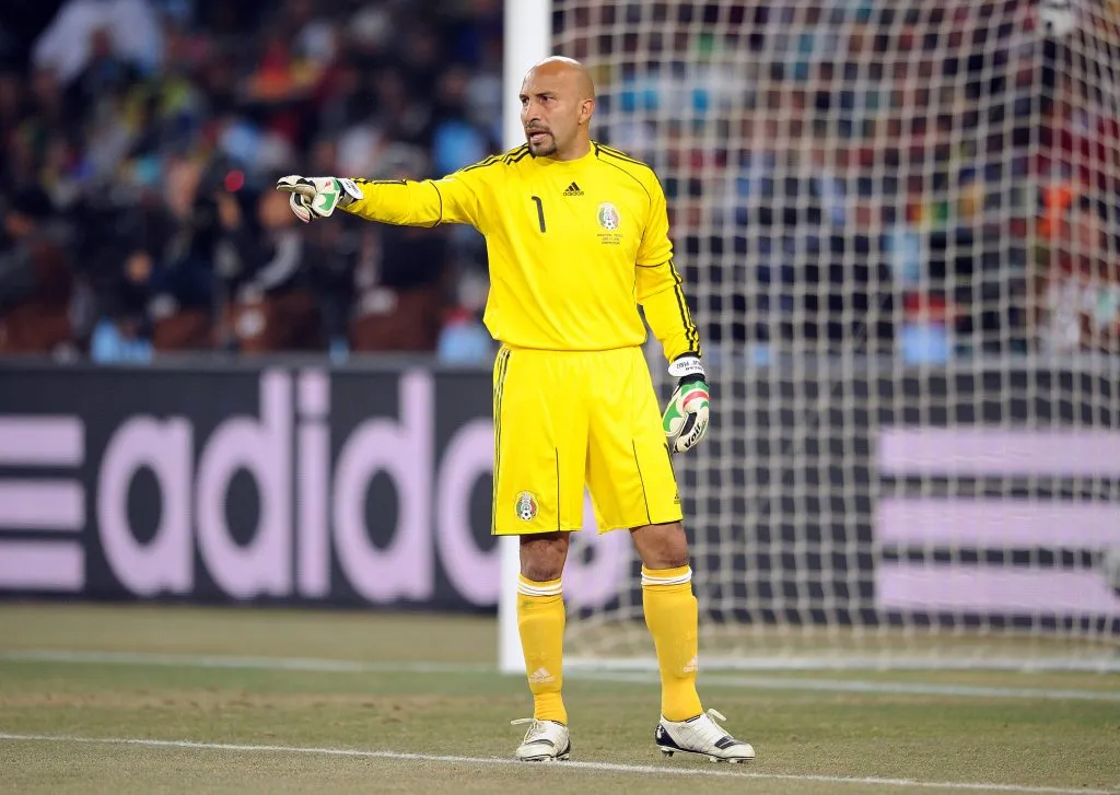 Óscar Pérez fue el arquero titular de México en el Mundial de Sudáfrica 2010. [Foto IMAGO]