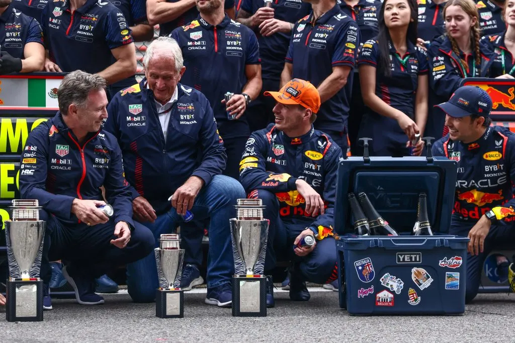 Checo Pérez estuvo dos veces al borde de la victoria en Spa (IMAGO)