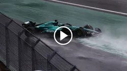 Lance Stroll perdió el control de su Aston Martin en Spa