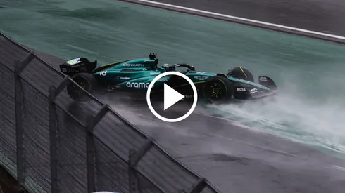 Lance Stroll perdió el control de su Aston Martin en Spa