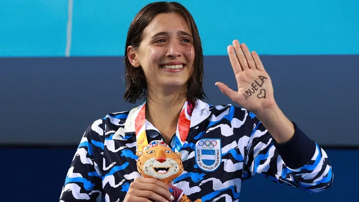 Delfina Pignatiello, nadadora argentina.