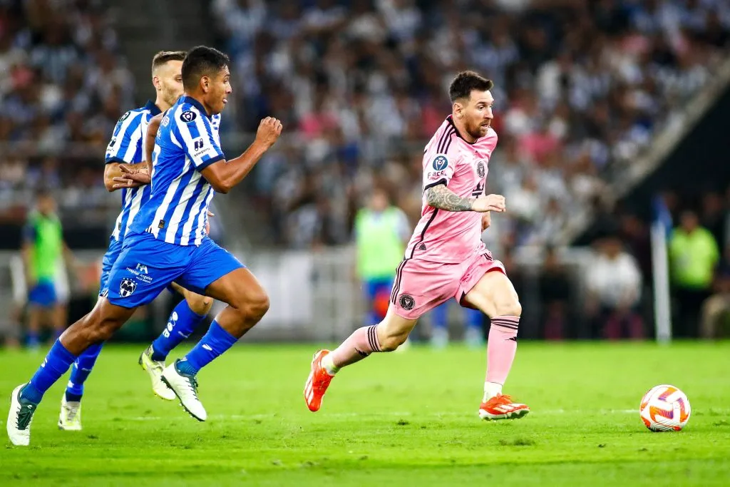 La última victoria de Rayados como local fue ante el Inter Miami de Messi. (Imago)