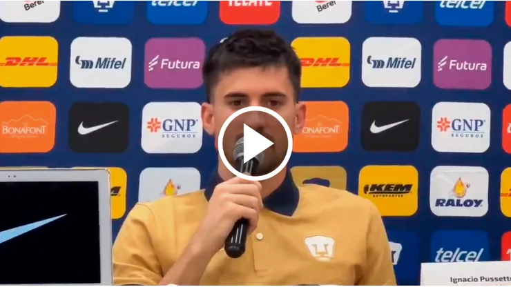 Pussetto fue presentado de manera oficial este viernes en Pumas UNAM.