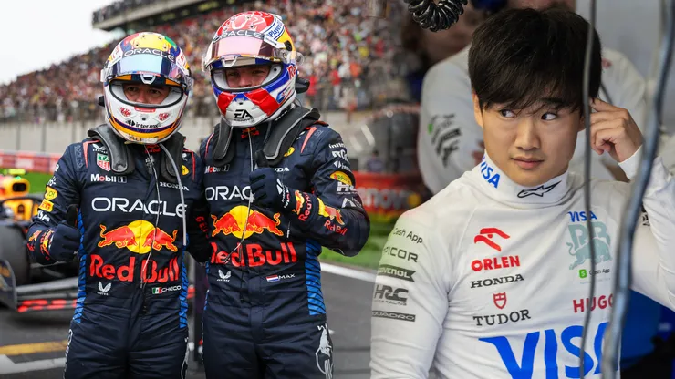 Tsunoda amenaza con el puesto de Checo Pérez en Red Bull Racing