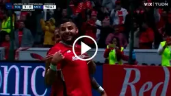 Alexis Vega volvió a marcar con los colores del Toluca.