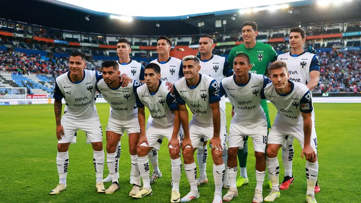 Los jugadores de Monterrey.