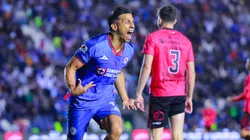 Ángel Sepúlveda festeja su gol contra Tijuana en el último enfrentamiento entre La Máquina y Xolos, en el Clausura 2024.