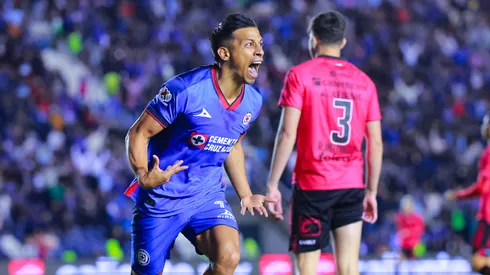 Ángel Sepúlveda festeja su gol contra Tijuana en el último enfrentamiento entre La Máquina y Xolos, en el Clausura 2024.