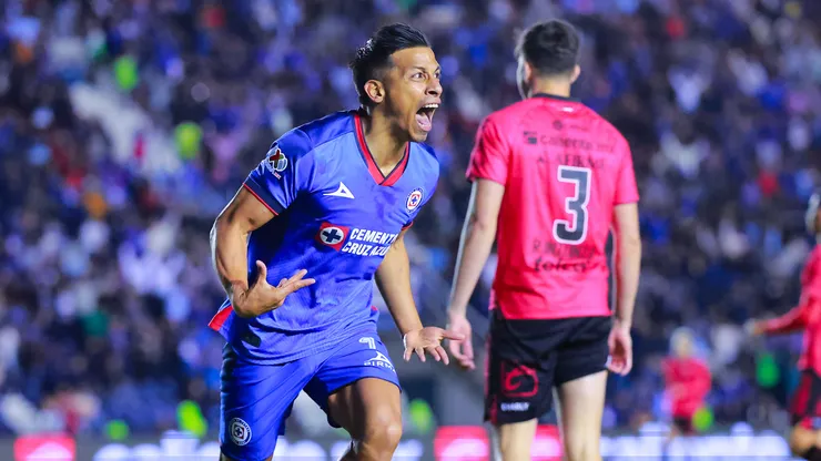 Ángel Sepúlveda festeja su gol contra Tijuana en el último enfrentamiento entre La Máquina y Xolos, en el Clausura 2024.