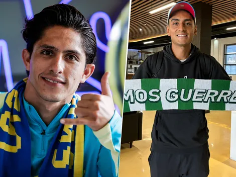 Cambio de cromos: Alan Cervantes fue presentado en América y Santiago Naveda en Santos Laguna