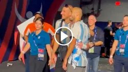 Guido y 'Patón' viajaron hasta Miami para estar en Argentina-Colombia.