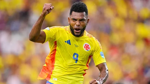 Miguel Borja con Colombia en la Copa América 2024