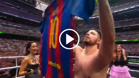 El argentino imitó a su ídolo.