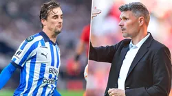 El futbolista criticó algunos aspectos del estadio de Rayados y el DT contestó.