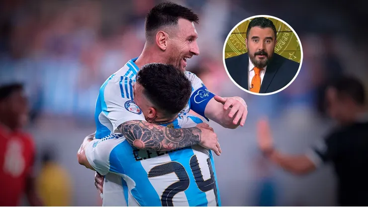 Álvaro Morales se acordó de nuevo de Lionel Messi
