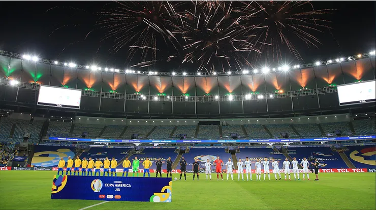 La última final de Copa América, entre Brasil y Argentina.