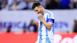 Lionel Messi busca su primer gol en el torneo.