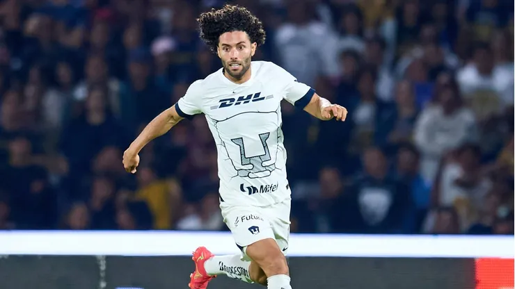Huerta disputó el segundo tiempo en la goleada de Pumas sobre León.