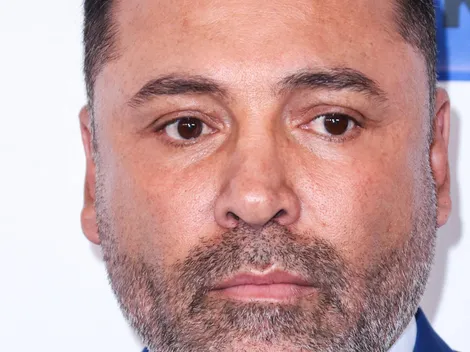 Óscar de la Hoya y Shakur Stevenson se sacaron chispas