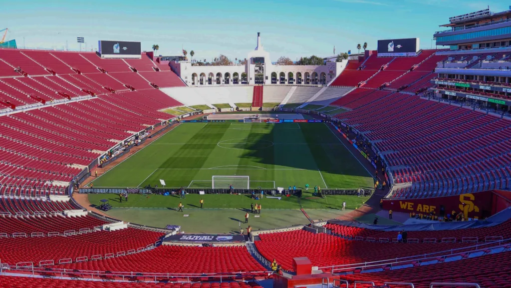 Los Ángeles Memorial Coliseum, sede en los Juegos Olímpicos de 1932, 1984 y 2028 (IMAGO)