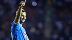 Santiago Giménez presenció el encuentro entre Cruz Azul y Mazatlán.