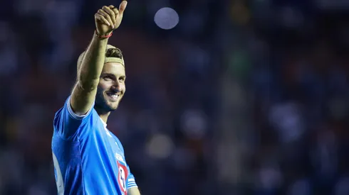 Santiago Giménez presenció el encuentro entre Cruz Azul y Mazatlán.