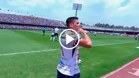Memote Martínez anotó un golazo para Pumas UNAM