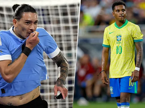 Uruguay vs. Brasil: las alineaciones del partido de Copa América 2024