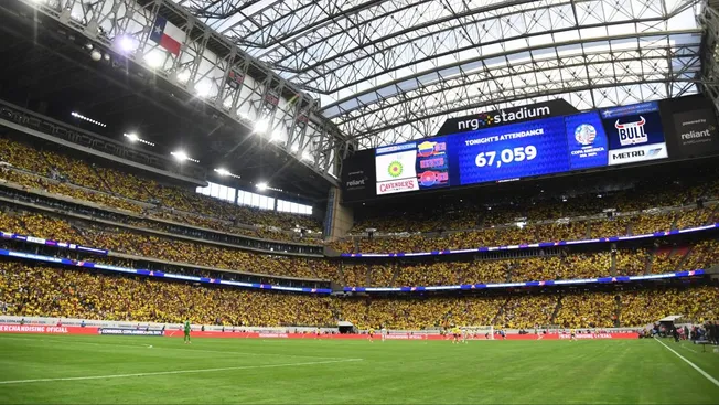 Colombia-Paraguay en el NRG Stadium (Getty)