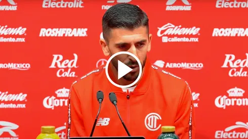 El portugués brindó sus primeras palabras oficiales como jugador de Toluca.