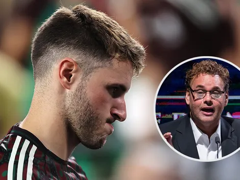 "Ayer hablé...": Faitelson y la peor noticia para Santi Giménez tras su floja Copa América