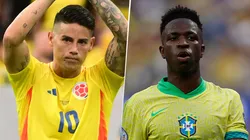 Colombia y Brasil se enfrentan por la Copa América.