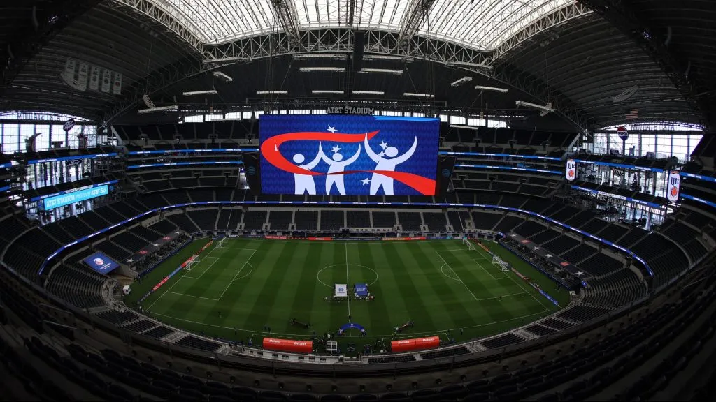 El imponente AT&amp;T Stadium, donde jugarán Venezuela y Canadá [Foto: Getty Images]