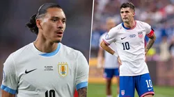 Las alineaciones de Estados Unidos y Uruguay