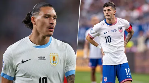 Las alineaciones de Estados Unidos y Uruguay