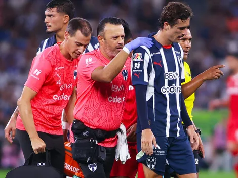 ¿Qué le pasó? Jordi Cortizo se lesionó en el partido de Rayados