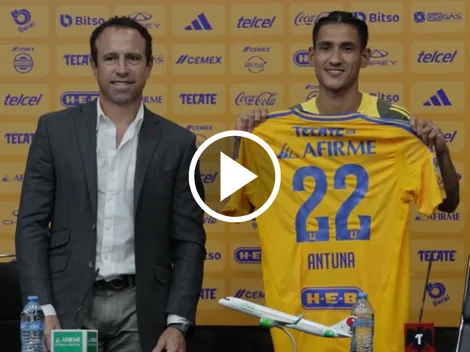 Las palabras de Uriel Antuna en su presentación como jugador de Tigres UANL