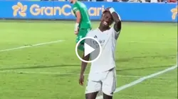 El provocador gesto de Vinicius Jr. a la afición de Las Palmas que generó polémica en redes