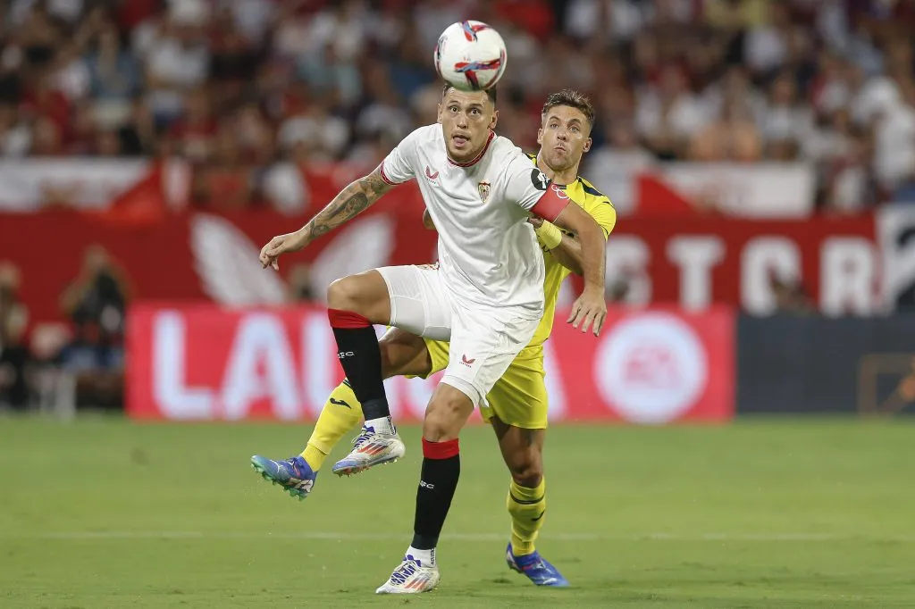 Lucas Ocampos aún sigue sumando minutos en el Sevilla. [Foto IMAGO]