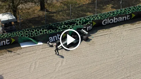 Kimi Antonelli se accidentó en la FP1