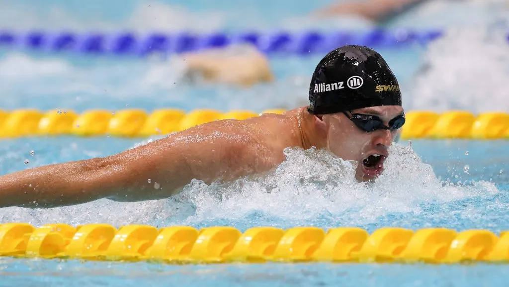 Danylo Chufarov durante el Mundial de Manchester 2023 (Getty)